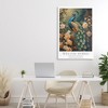 Stupell Industries Vintage Morris Inspired Blue Peacock Canvas Art - 3 of 4
