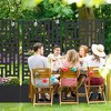 PexFix 59 in. H x 30 in. W Black Metal Rectangle Wall Planter Box with Trellis for Climbing Plants - 4 of 4