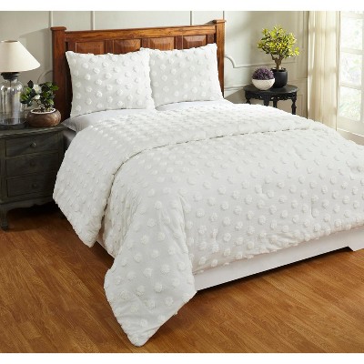 Athenia Comforter 100% Cotton Tufted Chenille Comforter Set - Better Trends
