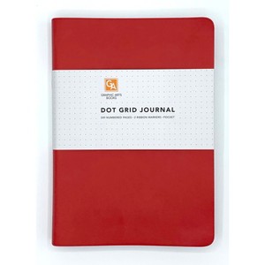 Dot Grid Journal - Ruby - (Dot Grid Journals) by  Graphic Arts Books (Paperback) - 1 of 1
