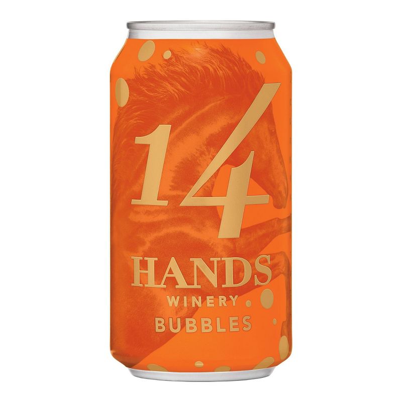 14 Hands Bubbles Sparkling White Wine - 355ml Can, 1 of 8
