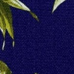 navy tropical leaves