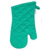 3pc Set Solid Cotton Apron Mitt Potholder - MU Kitchen - 2 of 4