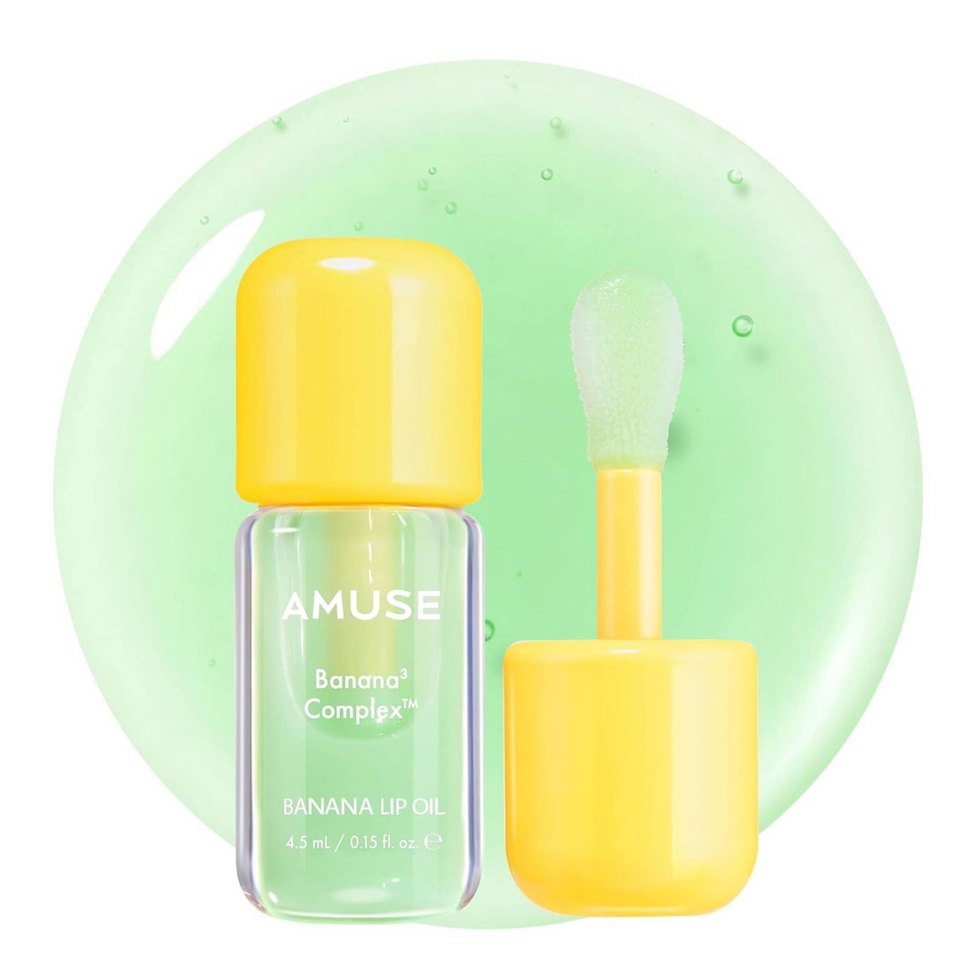 Amuse Banana Lip Oil - 01 Zen Matcha - 0.15 fl oz - Beauty Studio