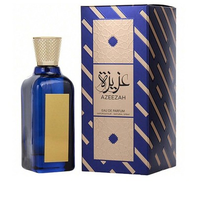 Lattafa Azeezah By Lattafa Unisex Lemon, Coffee, Vanilla, Tonka Bean, Sandalwood  Eau De Parfum Spray 3.4 Oz