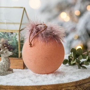 YOOCOZZ Mordern Household Christmas Decoration 6 Set,  3.9" Brown Xmas Tree Ball Ornaments, Classic Glass Decorative Hanging Ball Ornaments - 1 of 4