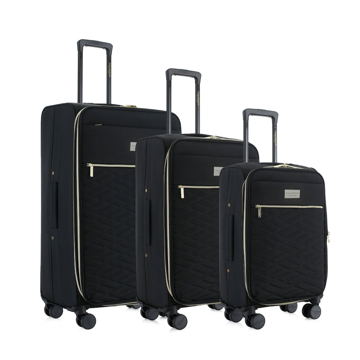 Isaac Mizrahi Monroe Softside Lightweight Expandable 3-Piece Luggage Set - thumbnail 3