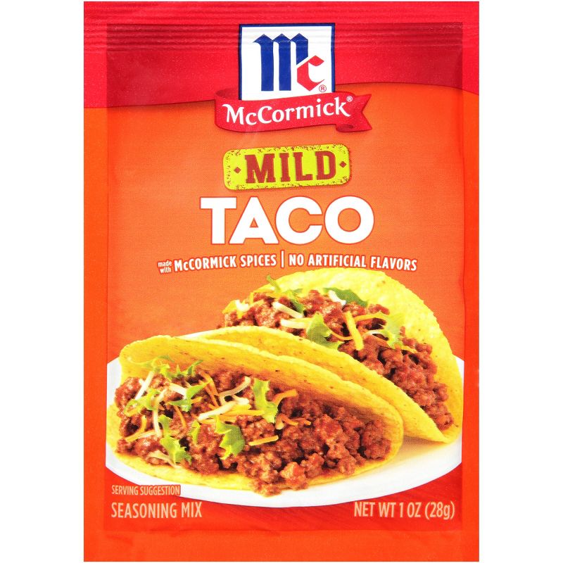 McCormick Mild Taco Seasoning Mix 1oz, 1 of 8
