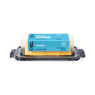 Gouda Cracker Cut Cheese - 10oz/30 slices - Good & Gather™