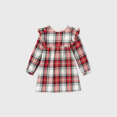 plaid dress long sleeve