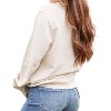 Women's Oh Snap Gingerbread Sweatshirt - Refined Canvas - 4 of 4