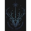 Men's Harry Potter Stag Patronus Line Art Long Sleeve Shirt - 2 of 4