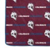 NHL Colorado Avalanche Repeat Logo Wordmark Ultra Soft Blanket - 2 of 3