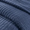 Sapphtopaz Comforter Set Bedding Quilt Set Simple Solid Color Reversible Quilt Set - 4 of 4