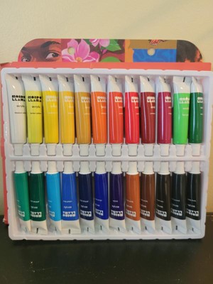 24ct Acrylic Paint Set Metallic/Neon/Glitter - Mondo Llama