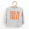Trick or Treat Block Distressed - Toddler Long Sleeve Graphic Tee - 2 of 4