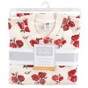 Hudson Baby Infant Girl Premium Quilted Long Sleeve Sleeping Bag and Wearable Blanket, Red Rose - 2 of 2