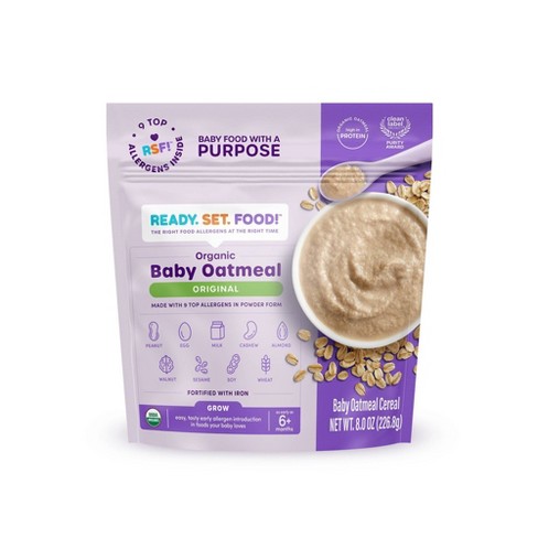 Ready, Set, Food! Baby Oatmeal - Original - 8oz : Target