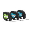 DYMO LetraTag 3pk Label Tape - Clear/White Paper/White Plastic: Label Maker Tape Cartridges, Multiple Colors Refill - 3 of 4