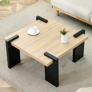 Lyngins Modern Rectangle Coffee Table with Tenon-and-Mortise Structure, Minimalist Living Room Table, High-Quality MDF, Ideal Center Table - 1 of 4