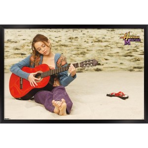 Trends International Disney Hannah Montana (2006) - Miley Chill Guitar Vibes Framed Wall Poster Prints - 1 of 4