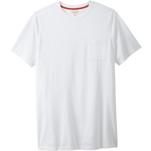 Boulder Creek by KingSize  Heavyweight Longer-Length Pocket Crewneck T-Shirt - 1 of 4