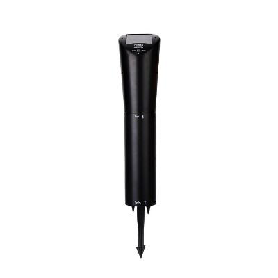 Black Solar LED Pathway Light with Dusk to Dawn Sensor