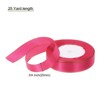 Unique Bargains Double Face Wide Satin Ribbon with Gold Edges for Wedding Bouquet - 2 of 4