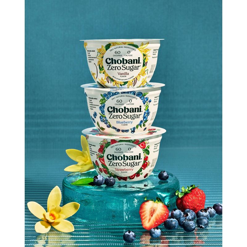 Chobani Zero Sugar Vanilla Nonfat Greek Yogurt - 5.3oz, 6 of 17