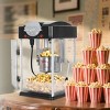 INFURNIC Popcorn Poppers Tabletop Popcorn Maker with 6 Oz Stainless Steel Kettle Scoop and Measuring Tool, Black, 10.43"*11.02"*16.54" - 2 of 4