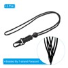 Unique Bargains Adjustable Keys Whistle Badge Holder Wrist Lanyard with Sling Clip 3 Pcs - 3 of 4