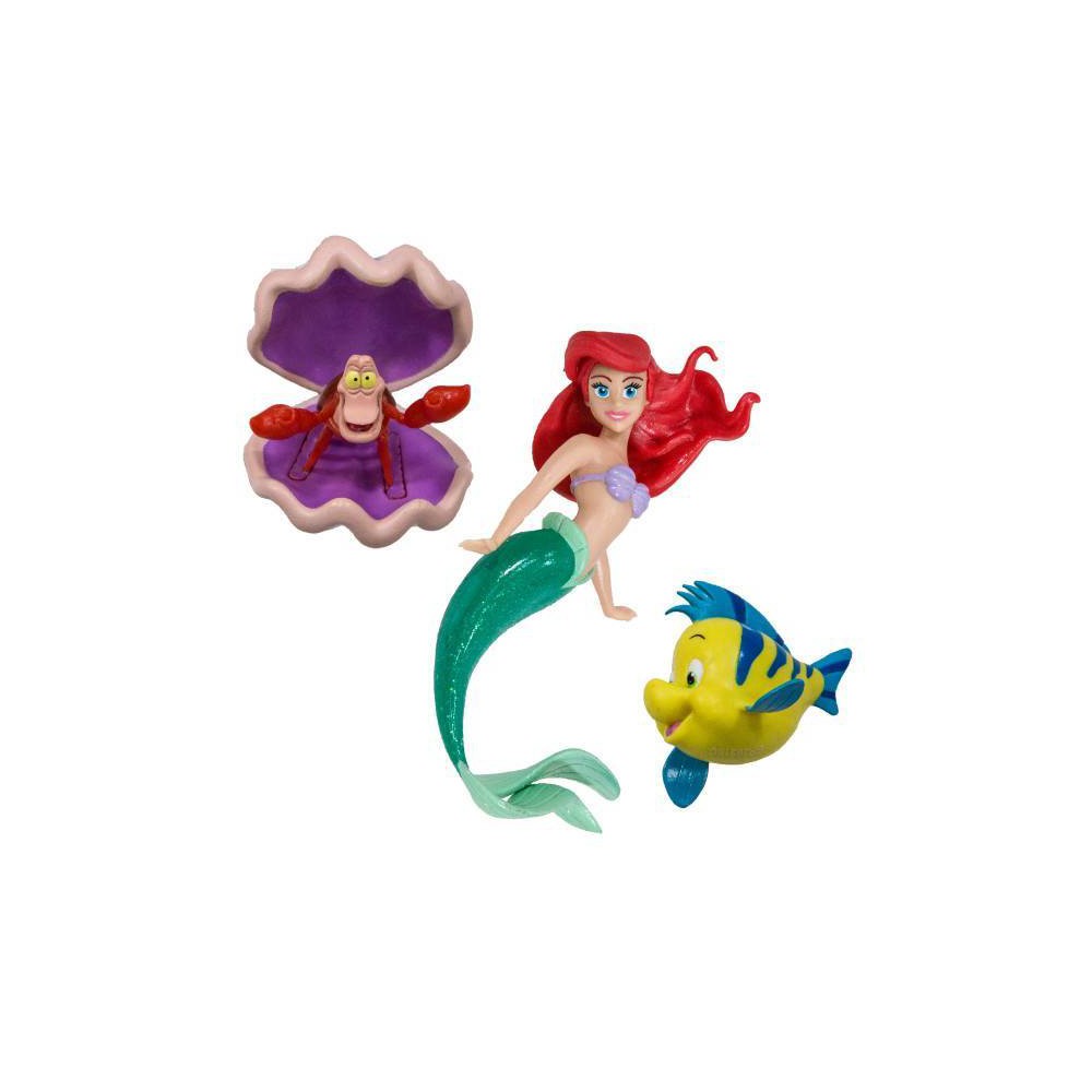 Swimways Disney Little Mermaid Dive Characters Kid's Pool Toy - Princess Ariel, Flounder & Sebastian