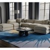 Kawai Modern Abstract Blue/Gold/Gray Area Rug - 2 of 4