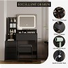 Makeup Vanity, 36-Inch Vanity Desk, 4 Large Drawers, Modern Vanity Table for Bedroom, Women - 3 of 4