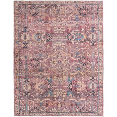 Unique Loom Nostalgia Katie Border Washable Indoor Flatweave Woven Area Rug