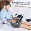 Itopfox Soft Cushion Lap Desk for Laptop, Tablet & Book, Adjustable Pillow Holder for Reading & Working on Bed, Couch, Comfortable & Stable, Gray - 3 of 4