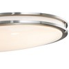 C Cattleya Brushed Nickel Integrated LED Flush Mount with Acrylic Shade - 3 of 4