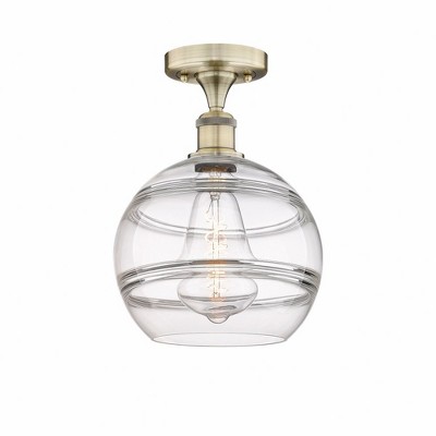 Rochester - 1 Light Semi-Flush Mount In Industrial Style-11.75 Inches Tall and 10 Inches Wide