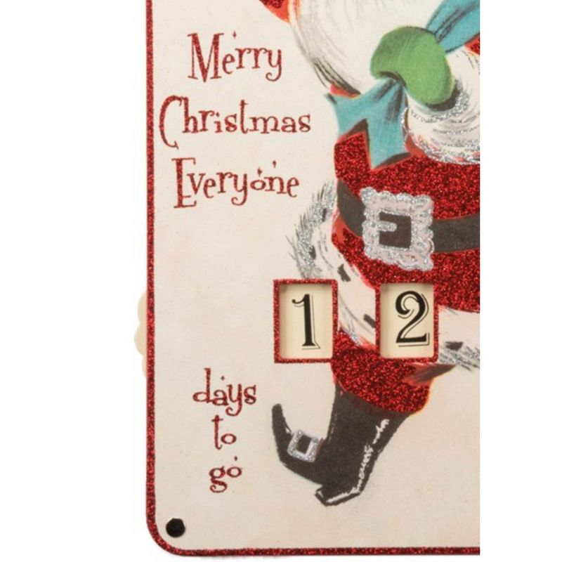 Christmas Santa Christmas Countdown  -  One Hanging Calender 14.75 Inches -  Days Till Toys  -  32275.  -  Wood  -  Red, 3 of 5