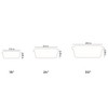 HC Companies 29.5 Inch Outdoor Fluted Plastic Venetian Flower Box for Patio, Flowers, Vegetables, or Succulents, Chocolate (4 Pack) - 3 of 4