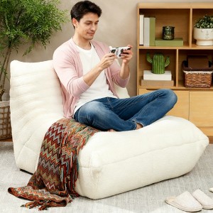 QingMoon Bean Bag Sofa, Lounge Reading Couch, Memory Foam Floor Chair, Comfy Reading Nook Chair for Bedroom, Living Room, Office - 1 of 4