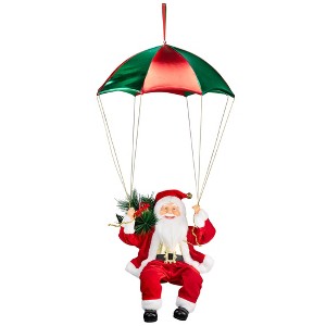 Northlight Santa Claus with Gifts Parachute Christmas Decoration - 32" - 1 of 4