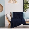 PiccoCasa Soft Cotton Knitted Lightweight Cable Bed Home Decorative Blanket - 3 of 4