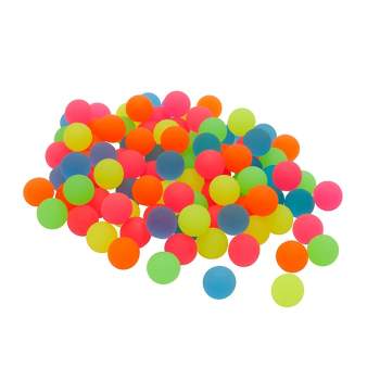 Juvale 100 Pack Bouncy Balls for Kids Bulk - 1 inch/ 25mm Rubber Super Bounce Balls for Birthday Party Favors Gifts (Neon)