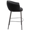 Zuo Essen Barstool Black  and  Bronze - 2 of 4