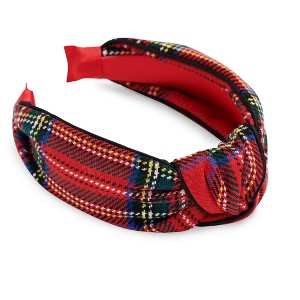 Shiraleah Tartan Knotted Headband - 1 of 4