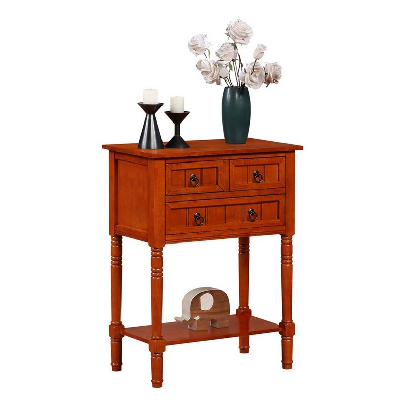 Kendra 3 Drawer Hall Table with Shelf - Breighton Home, 4 of 8
