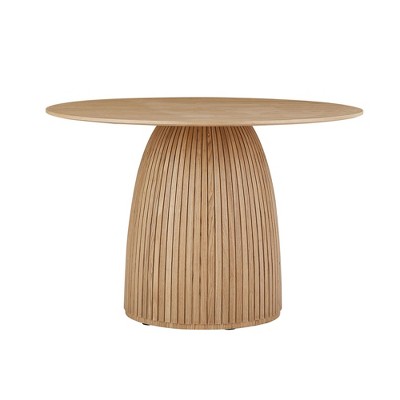 NicBex Round Dining Table Kitchen Table Modern Wood Table Circular Tabletop for Dining Room, Restaurant