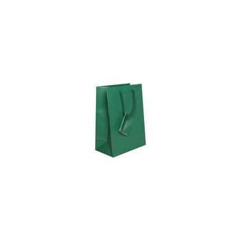 JAM PAPER Gift Bags with Rope Handles Medium 8 x 10 x 4 Green Matte 3/Pack (672MAGRA)