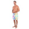 UZZI Amphibious Gear Men's Tropical Island Palms Cabana Swimsuit - image 2 of 2